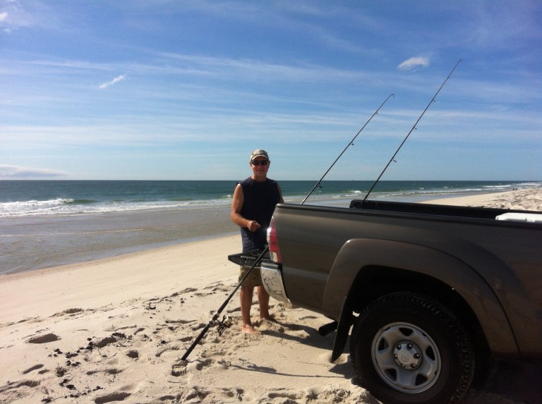 Pickup on beach
